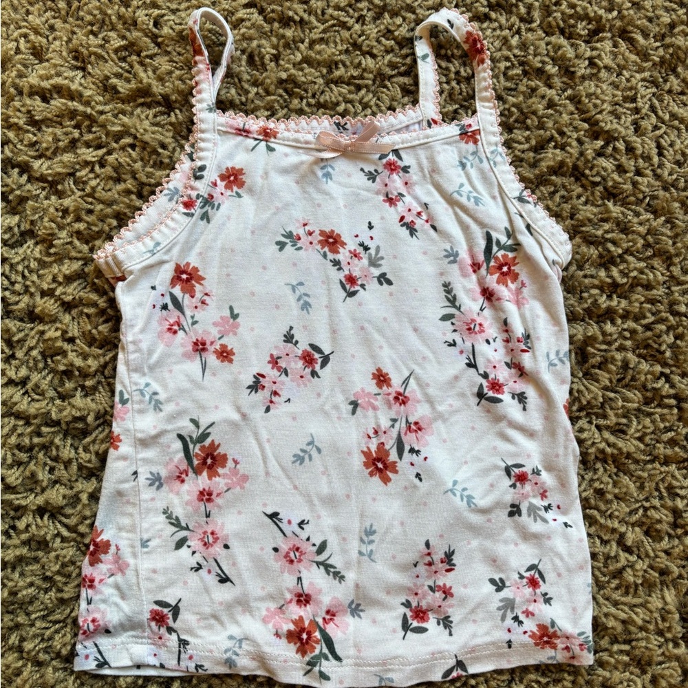 Posh Peanut Pink Floral Camisole Top